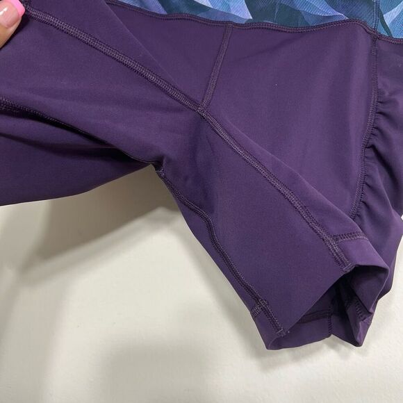 Lululemon Purple Speed Track Shorts 8 Biker Shorts Athletic - Picture 2 of 8